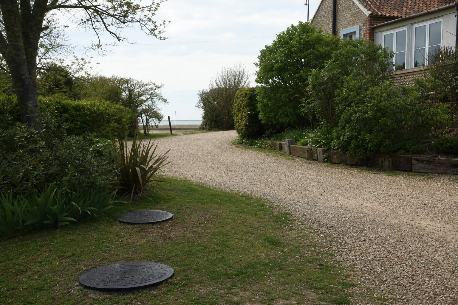 Private drainage and plant work around Heacham