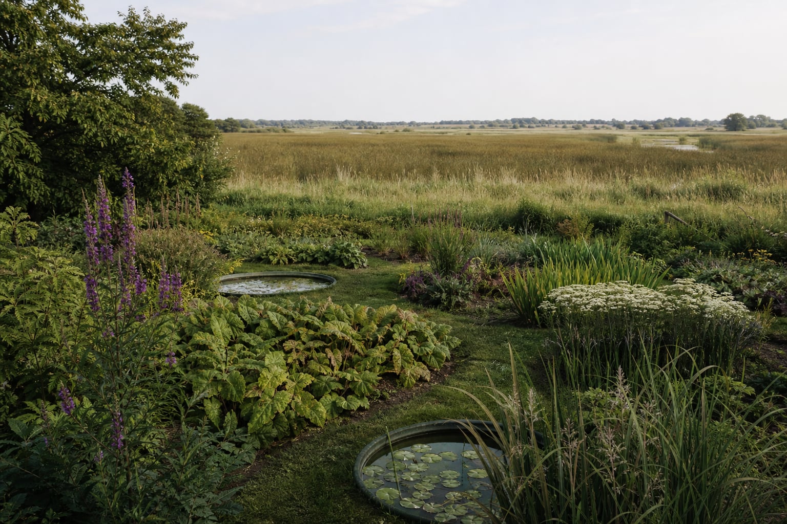 Drainage Field Assessment — Countryside setting with discrete drainage covers