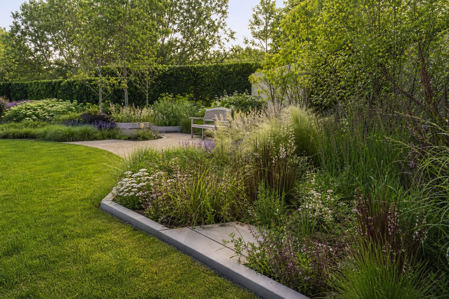Rural Plant Service — Countryside setting with discrete drainage covers
